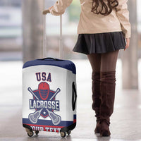 Custom United States Lacrosse Luggage Cover Go Champions White Version