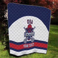 Custom United States Lacrosse Quilt Go Champions White Version