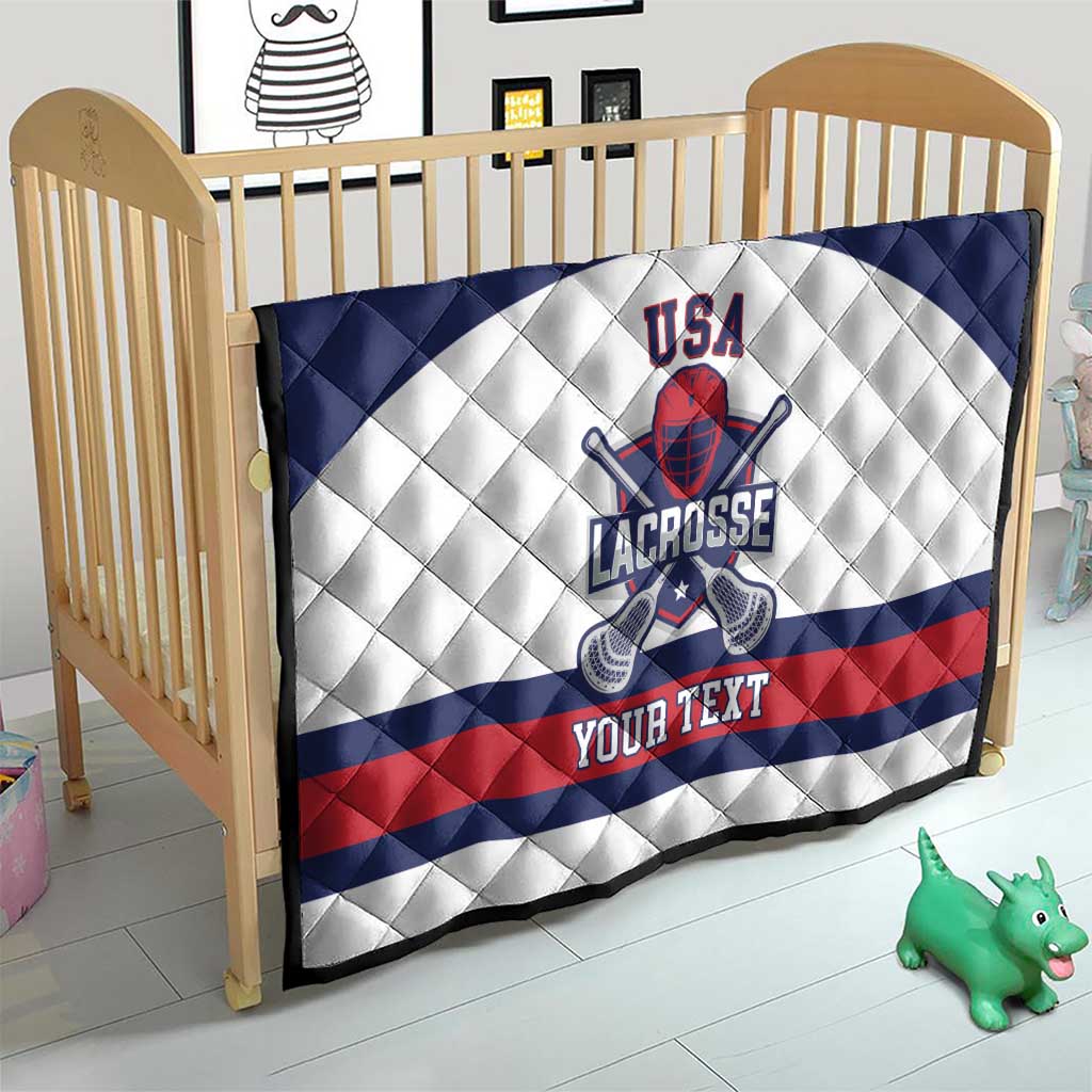 Custom United States Lacrosse Quilt Go Champions White Version