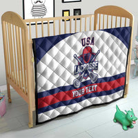 Custom United States Lacrosse Quilt Go Champions White Version