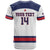 Custom United States Lacrosse T Shirt Go Champions White Version