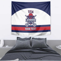 Custom United States Lacrosse Tapestry Go Champions White Version