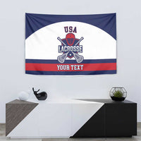 Custom United States Lacrosse Tapestry Go Champions White Version