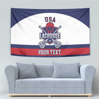 Custom United States Lacrosse Tapestry Go Champions White Version
