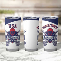 Custom United States Lacrosse Tumbler Cup Go Champions White Version