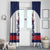 Custom United States Lacrosse Window Curtain Go Champions White Version
