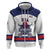 Custom United States Lacrosse Zip Hoodie Go Champions White Version