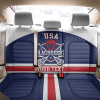 Custom United States Lacrosse Back Car Seat Cover Go Champions Blue Version