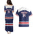 Custom United States Lacrosse Couples Matching Puletasi and Hawaiian Shirt Go Champions Blue Version