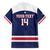 Custom United States Lacrosse Family Matching Off Shoulder Maxi Dress and Hawaiian Shirt Go Champions Blue Version