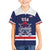 Custom United States Lacrosse Family Matching Short Sleeve Bodycon Dress and Hawaiian Shirt Go Champions Blue Version