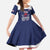 Custom United States Lacrosse Family Matching Summer Maxi Dress and Hawaiian Shirt Go Champions Blue Version