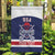 Custom United States Lacrosse Garden Flag Go Champions Blue Version
