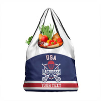 Custom United States Lacrosse Grocery Bag Go Champions Blue Version