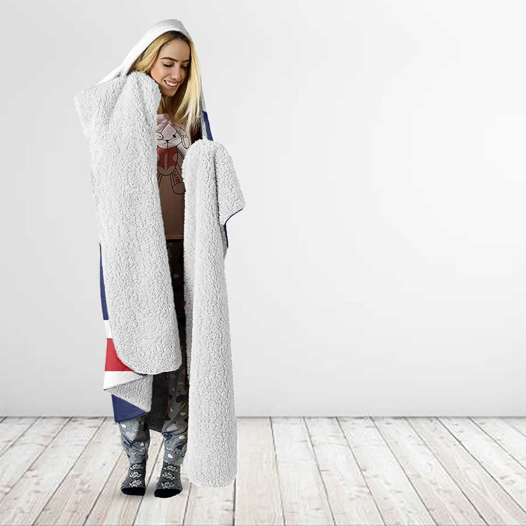 Custom United States Lacrosse Hooded Blanket Go Champions Blue Version