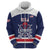 Custom United States Lacrosse Hoodie Go Champions Blue Version