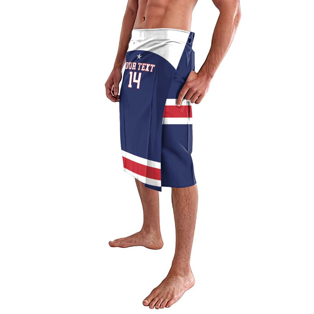 Custom United States Lacrosse Lavalava Go Champions Blue Version