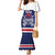 Custom United States Lacrosse Mermaid Dress Go Champions Blue Version