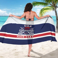 Custom United States Lacrosse Sarong Go Champions Blue Version
