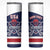 Custom United States Lacrosse Skinny Tumbler Go Champions Blue Version