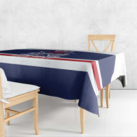 Custom United States Lacrosse Tablecloth Go Champions Blue Version