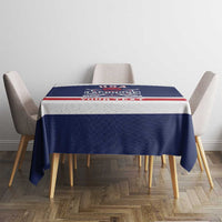 Custom United States Lacrosse Tablecloth Go Champions Blue Version