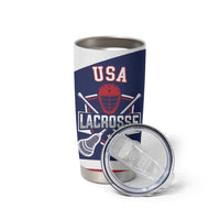 Custom United States Lacrosse Tumbler Cup Go Champions Blue Version