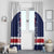 Custom United States Lacrosse Window Curtain Go Champions Blue Version