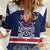 Custom United States Lacrosse Women Casual Shirt Go Champions Blue Version