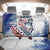 Custom United States Lacrosse Back Car Seat Cover 2025 Grunge Style