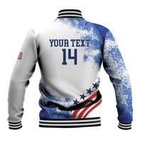 Custom United States Lacrosse Baseball Jacket 2025 Grunge Style