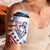 Custom United States Lacrosse 4 in 1 Can Cooler Tumbler 2025 Grunge Style