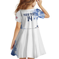 Custom United States Lacrosse Family Matching Short Sleeve Bodycon Dress and Hawaiian Shirt 2025 Grunge Style