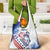 Custom United States Lacrosse Grocery Bag 2025 Grunge Style
