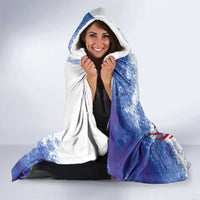 Custom United States Lacrosse Hooded Blanket 2025 Grunge Style