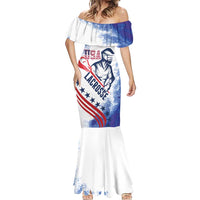 Custom United States Lacrosse Mermaid Dress 2025 Grunge Style
