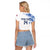 Custom United States Lacrosse Raglan Cropped T Shirt 2025 Grunge Style