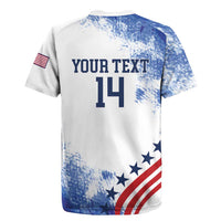 Custom United States Lacrosse Rugby Jersey 2025 Grunge Style