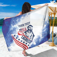 Custom United States Lacrosse Sarong 2025 Grunge Style