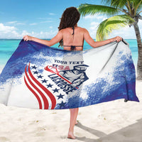 Custom United States Lacrosse Sarong 2025 Grunge Style