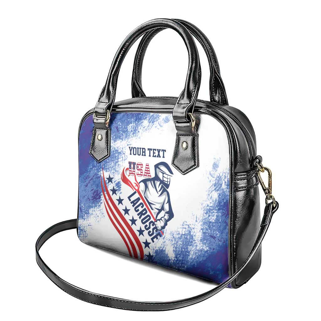 Custom United States Lacrosse Shoulder Handbag 2025 Grunge Style