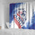 Custom United States Lacrosse Shower Curtain 2025 Grunge Style
