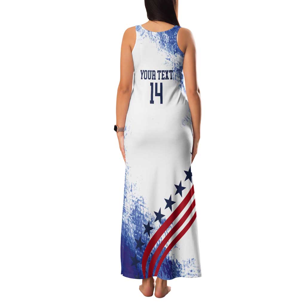 Custom United States Lacrosse Tank Maxi Dress 2025 Grunge Style