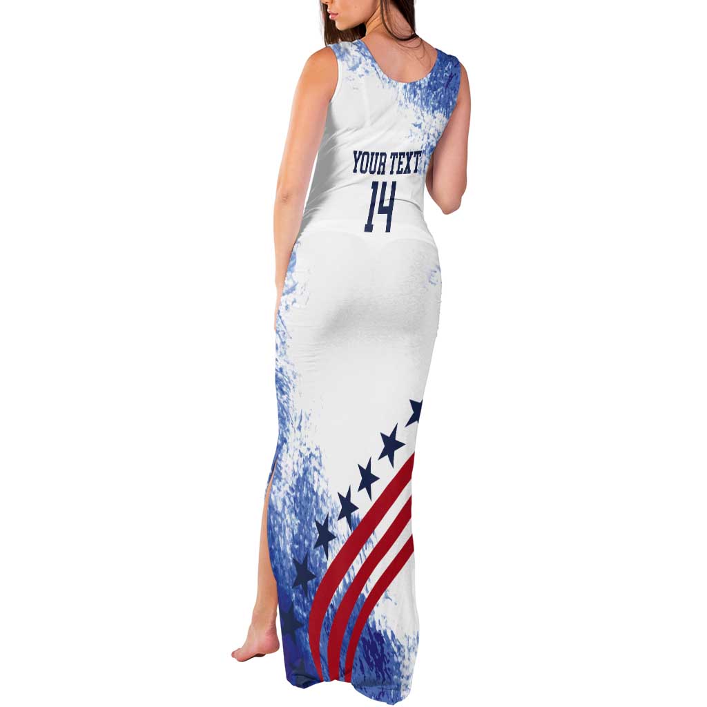 Custom United States Lacrosse Tank Maxi Dress 2025 Grunge Style