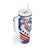 Custom United States Lacrosse Tumbler With Handle 2025 Grunge Style