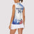 Custom United States Lacrosse Women Sleeveless Polo Shirt 2025 Grunge Style