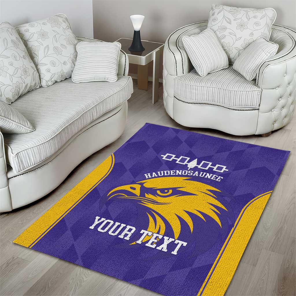 Custom Haudenosaunee Lacrosse Area Rug 2025 Go Nationals
