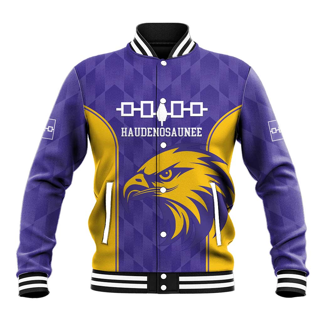 Custom Haudenosaunee Lacrosse Baseball Jacket 2025 Go Nationals