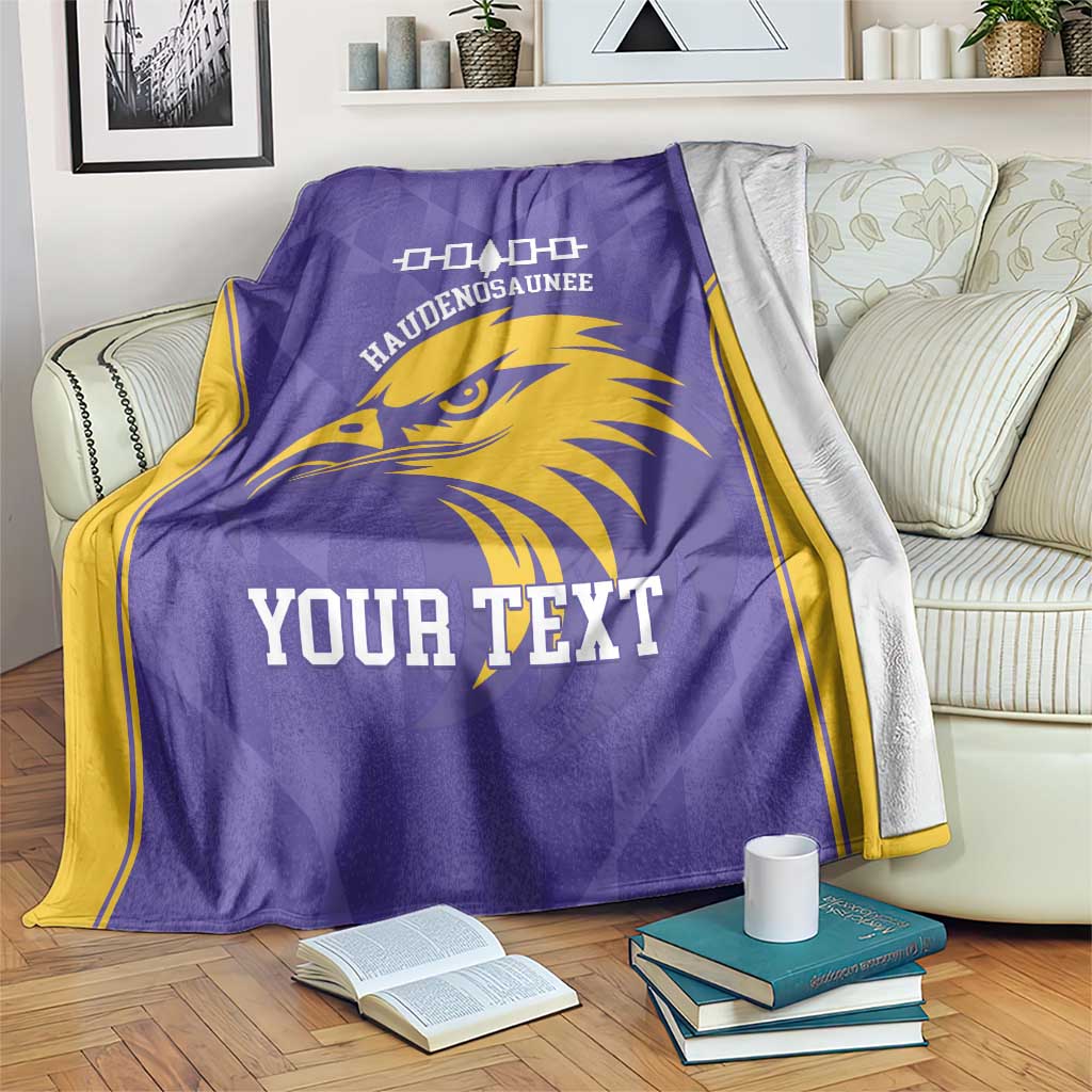Custom Haudenosaunee Lacrosse Blanket 2025 Go Nationals