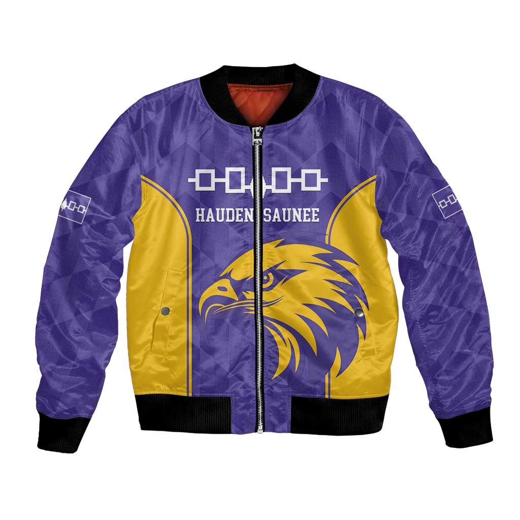 Custom Haudenosaunee Lacrosse Bomber Jacket 2025 Go Nationals